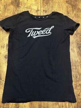 Tweed Cannabis Brand Promotional T-Shirt Black